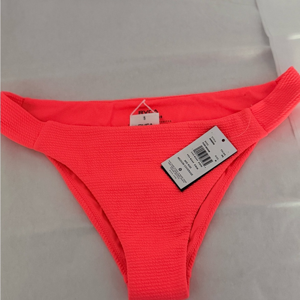 RVCA Neon Pink Bikini Bottom